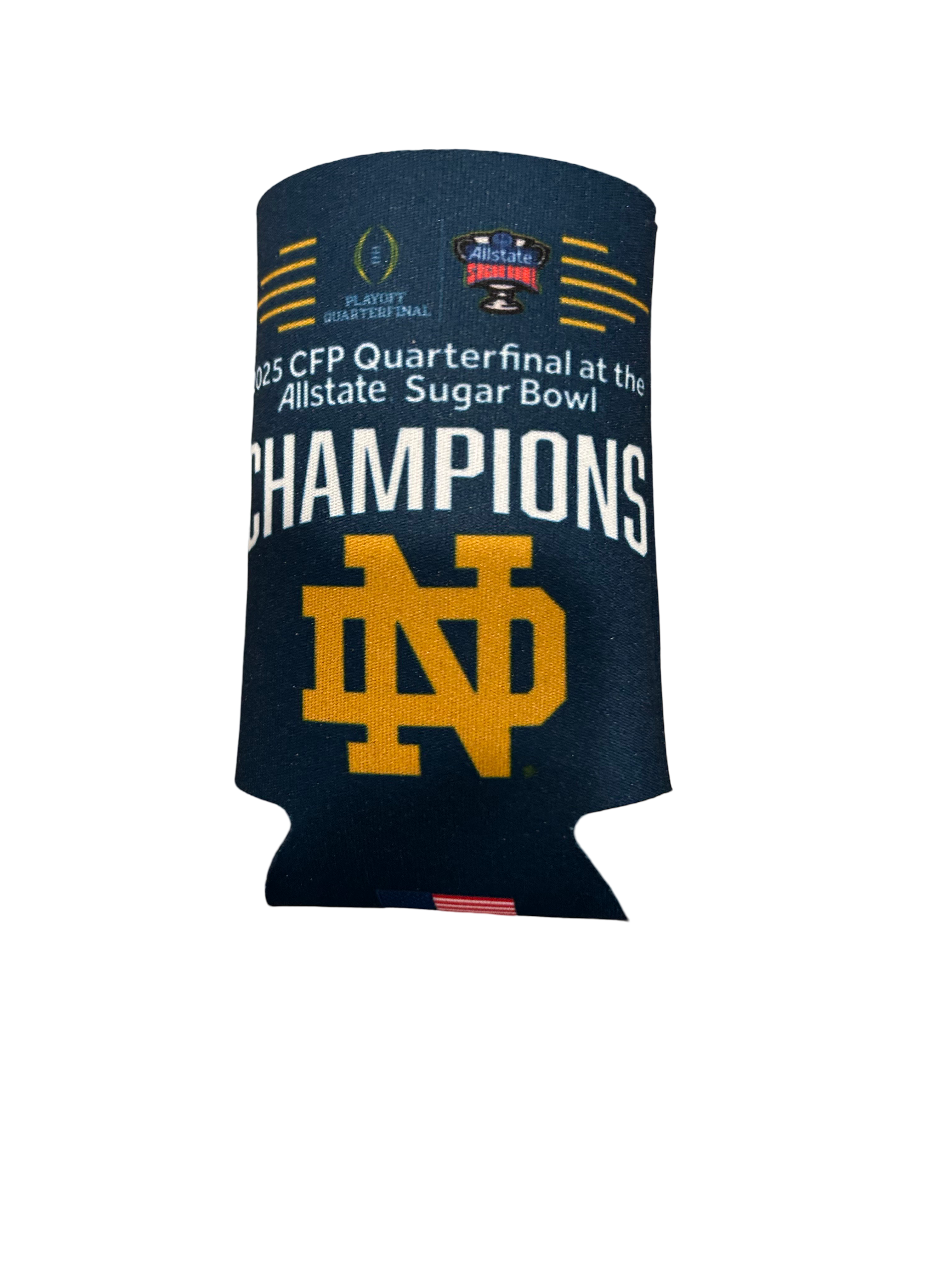 Officially Licensed Notre Dame Sugar Bowl Champions Can Cooler - Image 2
