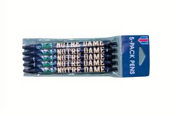 Officially Licensed Notre Dame Leprechaun Pens 5-Pack
