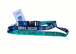Officially Licensed Notre Dame Lanyard w/ Detachable Buckle (1")
