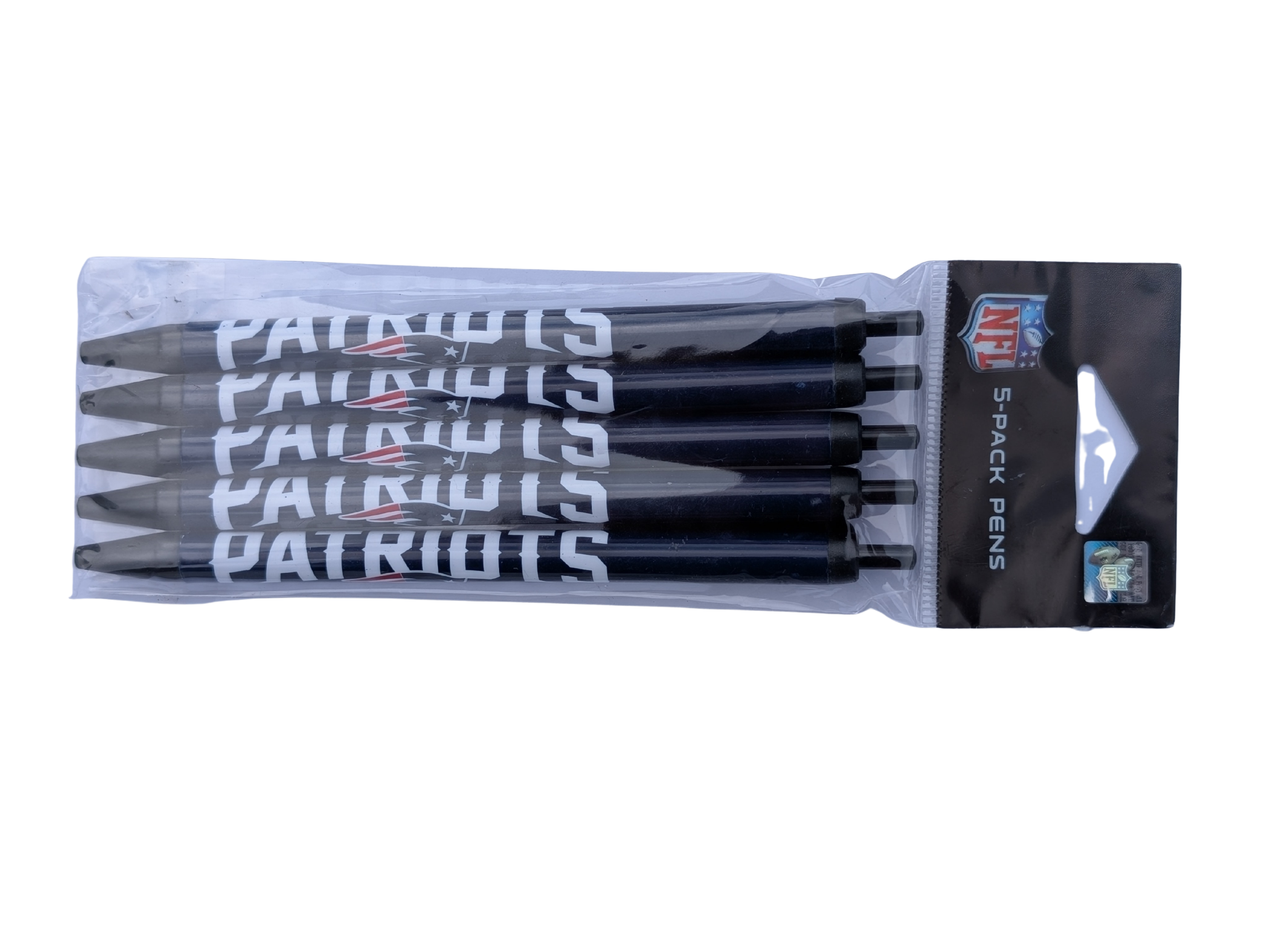 Officially Licensed New England Pens - 5-Pack
