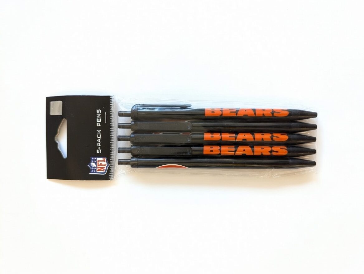 Officially Licensed Chicago Pens 5-Pack