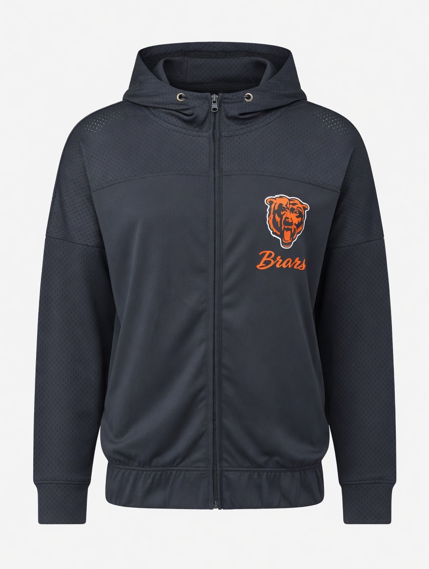 Officially Licensed Chicago Women's Full Zip Hoodie Pullover