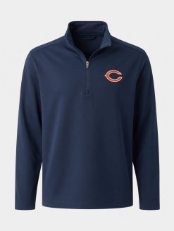 Officially Licensed Chicago Men's Quarter Zip Pullover
