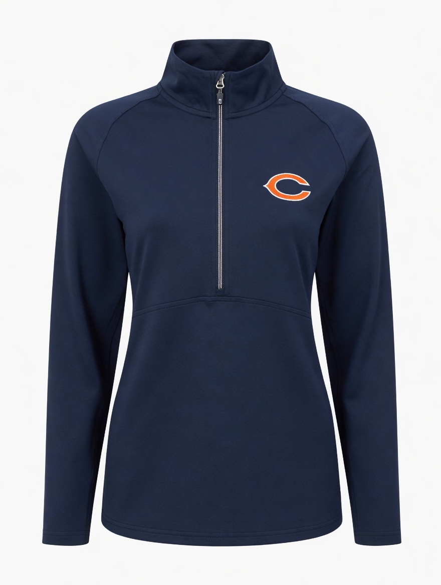 Officially Licensed Chicago Women's Quarter Zip Pullover