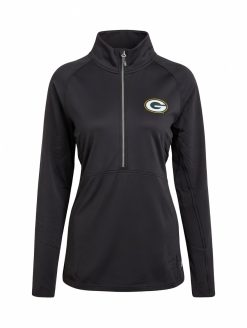 Officially Licensed Green Bay Women's Quarter Zip Pullover