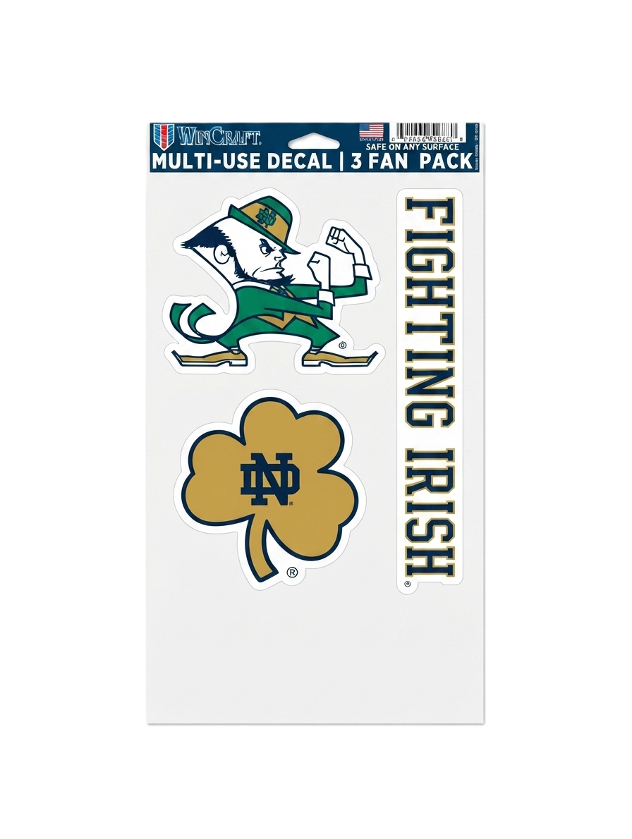 Officially Licensed Notre Dame Decal 4"X 4"